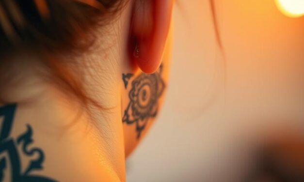 Tatuaż za uchem: znaczenie, wzory i pielęgnacja tatuażu
