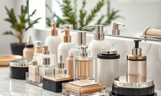 Pojemniki na kosmetyki: wybór, organizacja i styl w łazience