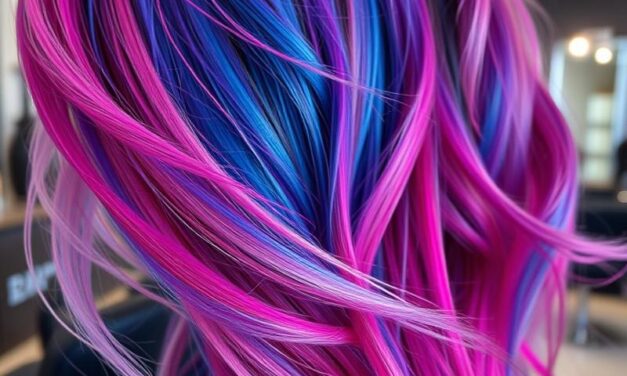 Kolorowe włosy od spodu – trendy, techniki i pielęgnacja