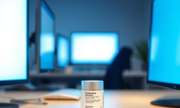 Jak światło niebieskie z biura wpływa na skórę i jak się przed nim chronić skutecznie