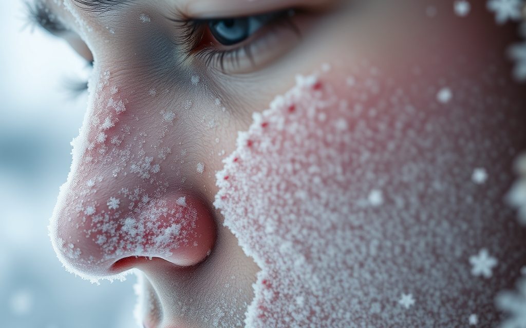Odmrożenia skóry twarzy: rozpoznanie, pierwsza pomoc i skuteczna ochrona przed zimnem